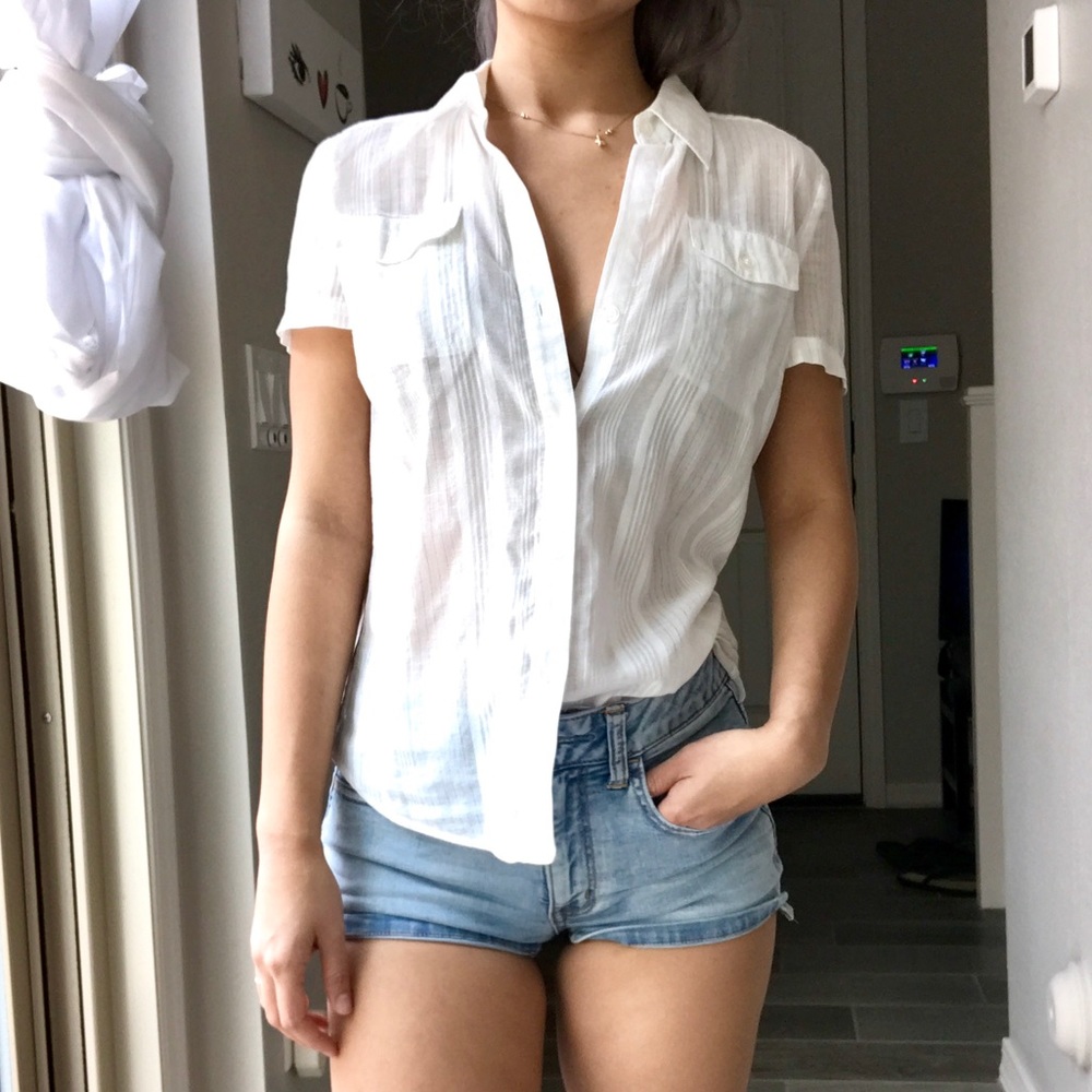 New York & Company Button Down Top